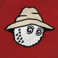 BUCKETS INTARSIA KNIT SWEATER -Fashion Starts Shop BucketsIntarsiaKnitSweaterRed2