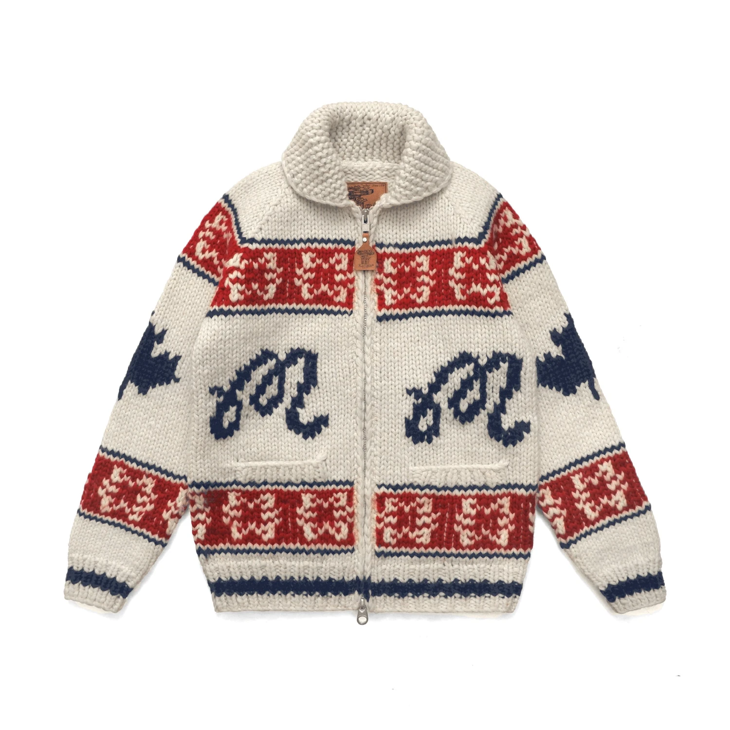 MALBON X KANATA KNITS GOLF AND SKI JACKET MALBON X KANATA KNITS GOLF AND SKI JACKET -Fashion Starts Shop M 7832 WHT 1REV