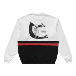 MALBON X PTM CREWNECK SWEATSHIRT -Fashion Starts Shop M 7913 PTM WHITE 4