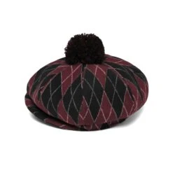 MALBON X PTM FLAT CAP 6 MALBON X PTM FLAT CAP -Fashion Starts Shop M 8217 PTM BLACK RED 2