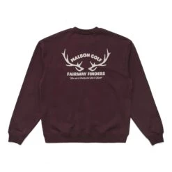 Warren Crewneck 2 Warren Crewneck -Fashion Starts Shop M 8335 MAROON 3