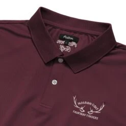 Wringer Performance Pique Polo -Fashion Starts Shop M 8340 MAROON 2