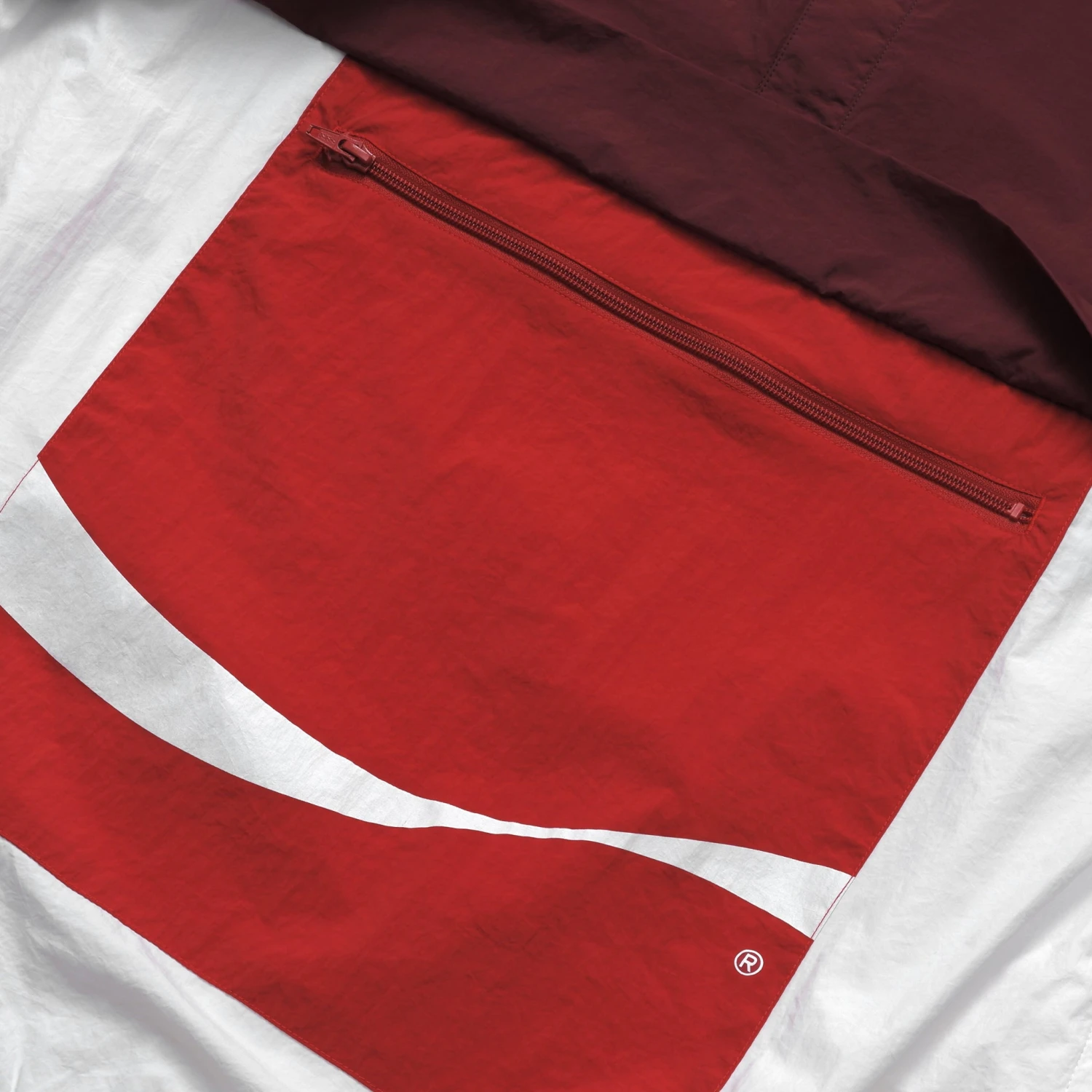 MALBON X COCA-COLA DRD NYLON ANORAK MALBON X COCA-COLA DRD NYLON ANORAK -Fashion Starts Shop M 8520 MAROON 2