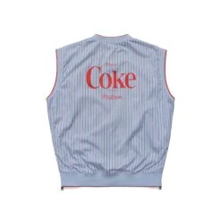 MALBON X COCA-COLA REVERSIBLE NYLON VEST -Fashion Starts Shop M 8522 POWDER NAVY 3