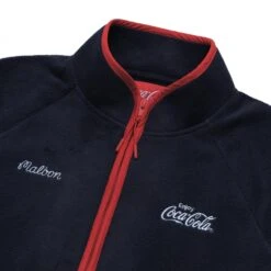 MALBON X COCA-COLA SHERPA 1/2 ZIP PULLOVER -Fashion Starts Shop M 8523 NAVY 2