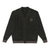 MALBON X BUDWEISER PLAYERS CABLE KNIT CARDIGAN