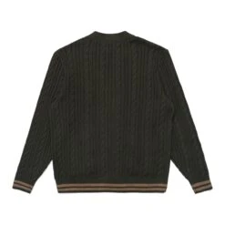 MALBON X BUDWEISER PLAYERS CABLE KNIT CARDIGAN 3 MALBON X BUDWEISER PLAYERS CABLE KNIT CARDIGAN -Fashion Starts Shop M 8575 OLV 3