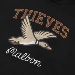 Malbon X 100 Thieves Mallard Hoodie -Fashion Starts Shop M 8614 BLK 2