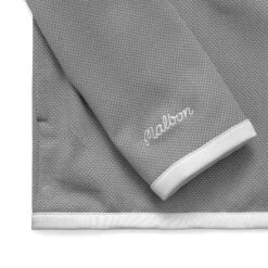 Malbon X Adidas MIRCODOT 1/4 Zip -Fashion Starts Shop M IA4763 WHT GRY DEC23 3