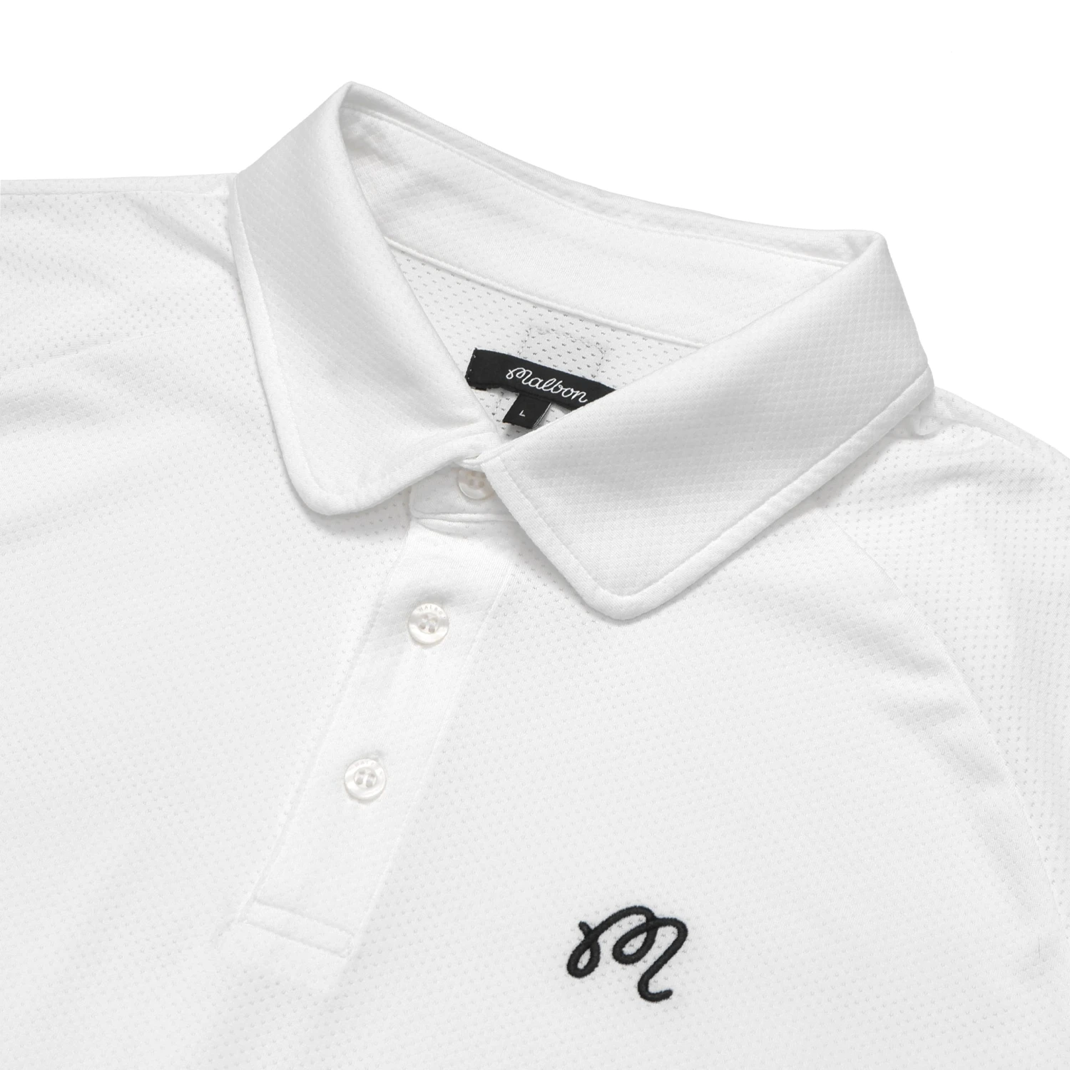 La Mar Blackbird Polo La Mar Blackbird Polo -Fashion Starts Shop M7991White2