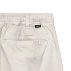 Washed Cotton Twill Cropped Chino Pant -Fashion Starts Shop M8000Ivory2