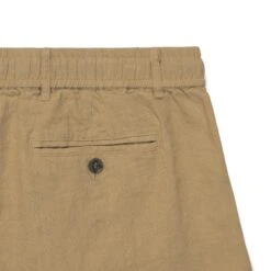 Cayman Linen Short -Fashion Starts Shop M8187Khaki3
