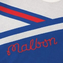 Golf & Ski Intarsia Knit Sweater -Fashion Starts Shop MalbonxGolfSkiKnitCrewneckBlueWhite2