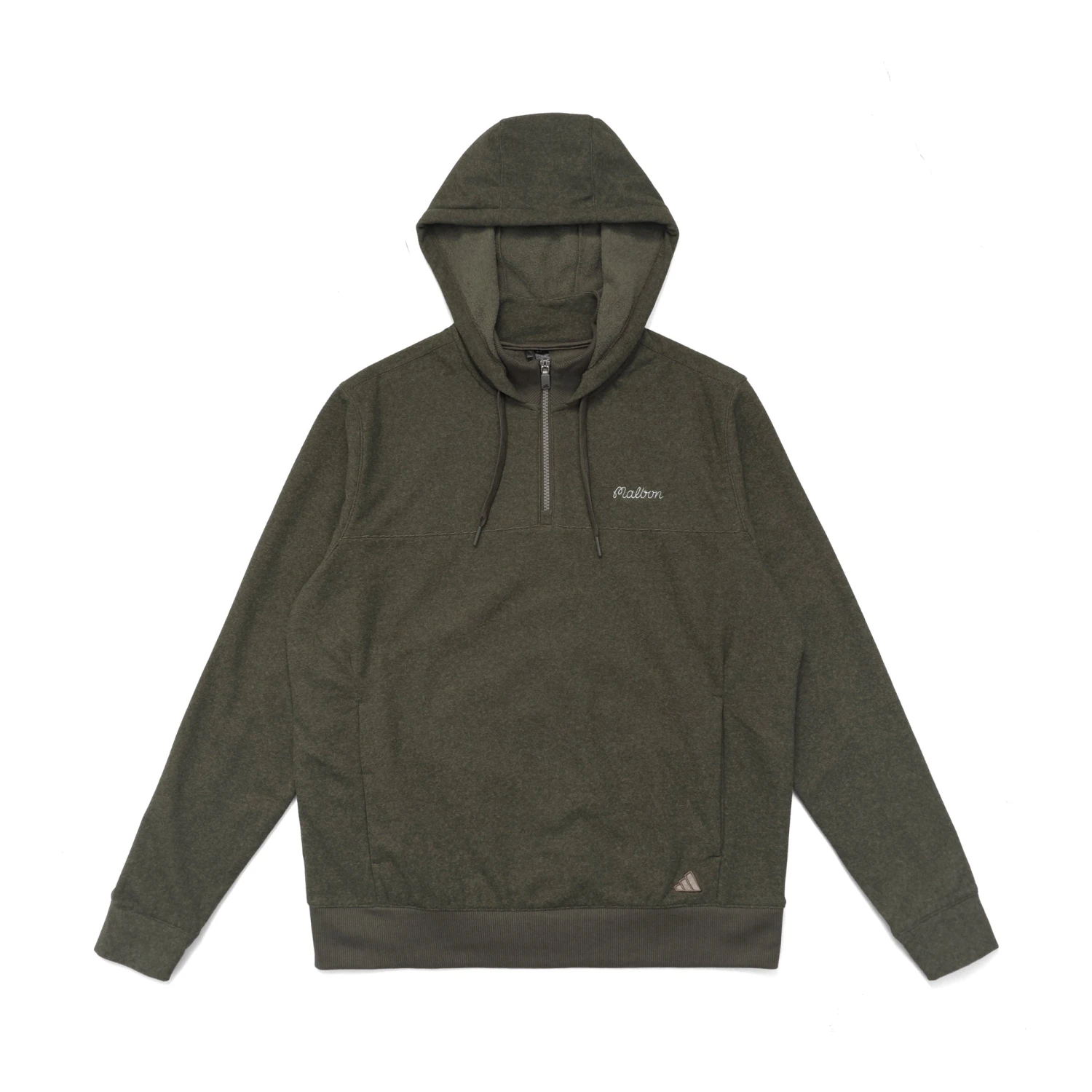 MALBON X ADIDAS Go-To 1/4 Zip Hoodie MALBON X ADIDAS Go-To 1/4 Zip Hoodie -Fashion Starts Shop TM4534F23 OLIVE 1