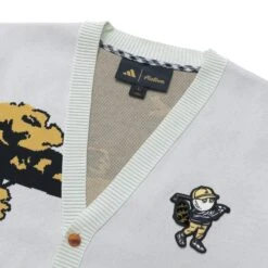 Malbon X Adidas Cardigan -Fashion Starts Shop TM4557S24M JADE OAT 2