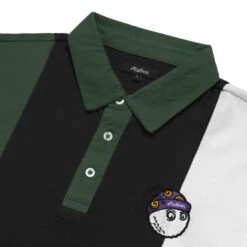 Wiz Longsleeve Polo 2 Wiz Longsleeve Polo -Fashion Starts Shop WizLongSleevePoloGreenBlack2