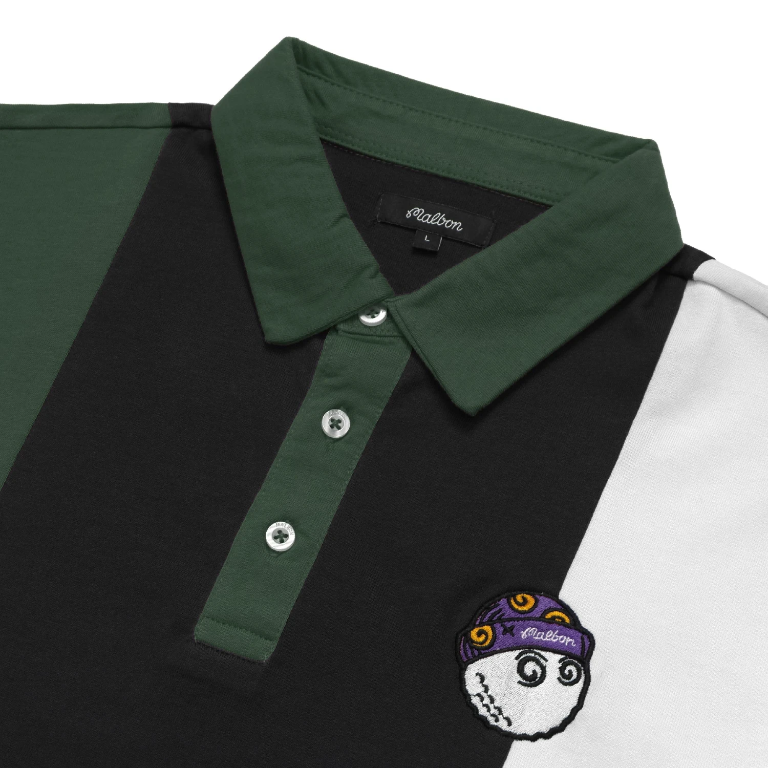 Wiz Longsleeve Polo Wiz Longsleeve Polo -Fashion Starts Shop WizLongSleevePoloGreenBlack2