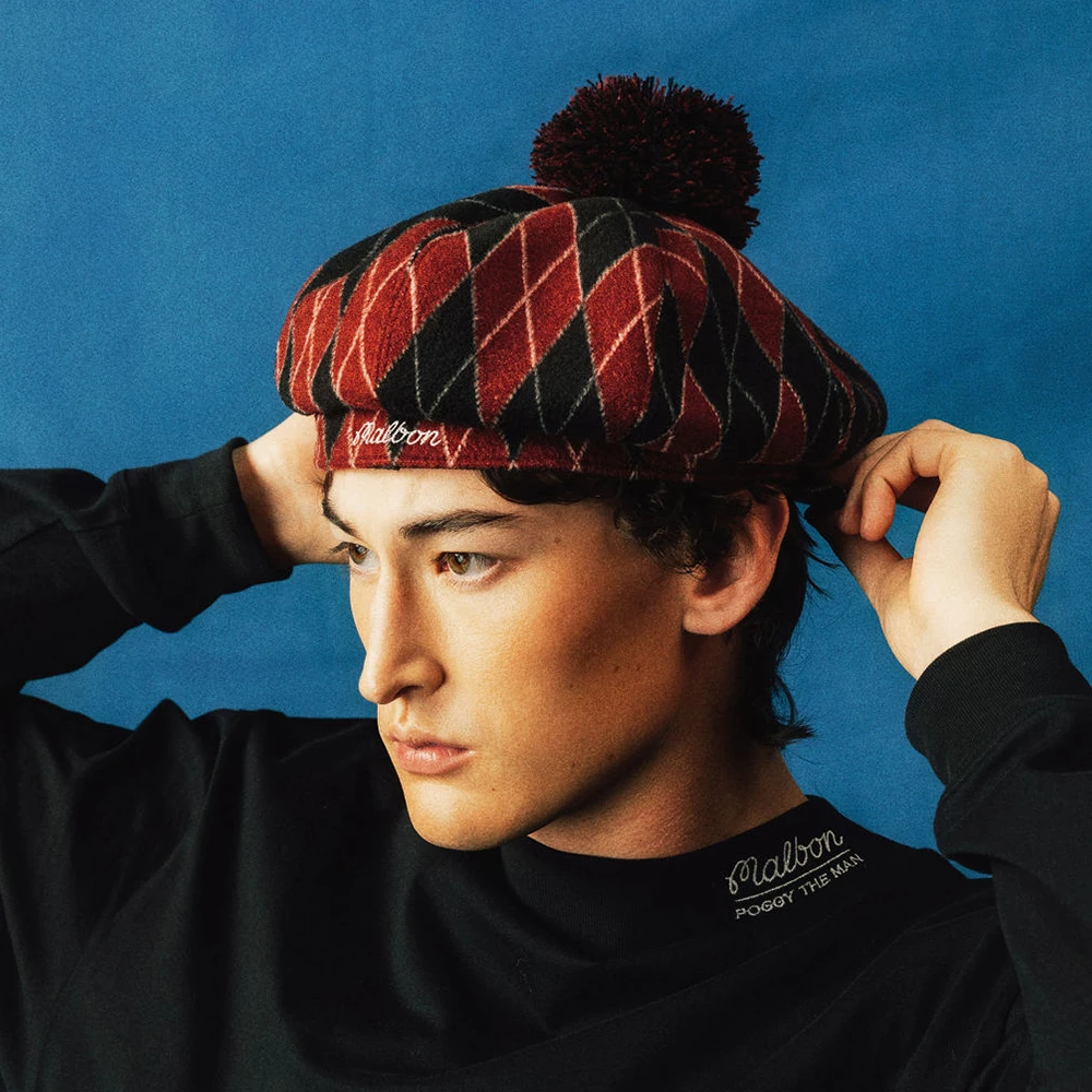 MALBON X PTM FLAT CAP MALBON X PTM FLAT CAP -Fashion Starts Shop cap1