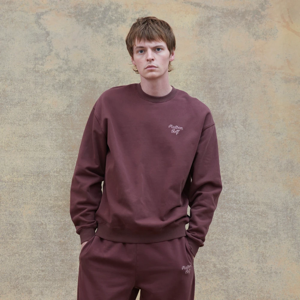 MALBON GOLF SCRIPT CREWNECK -Fashion Starts Shop httpsmalbon.myshopify.comadminproductsselectedView all query 4.18.23 order title 20asc 4