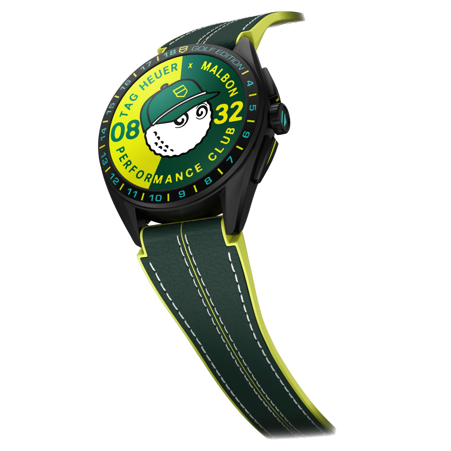 TAG HEUER CONNECTED CALIBRE E4 45 MM X MALBON GOLF EDITION TAG HEUER CONNECTED CALIBRE E4 45 MM X MALBON GOLF EDITION -Fashion Starts Shop watch 5