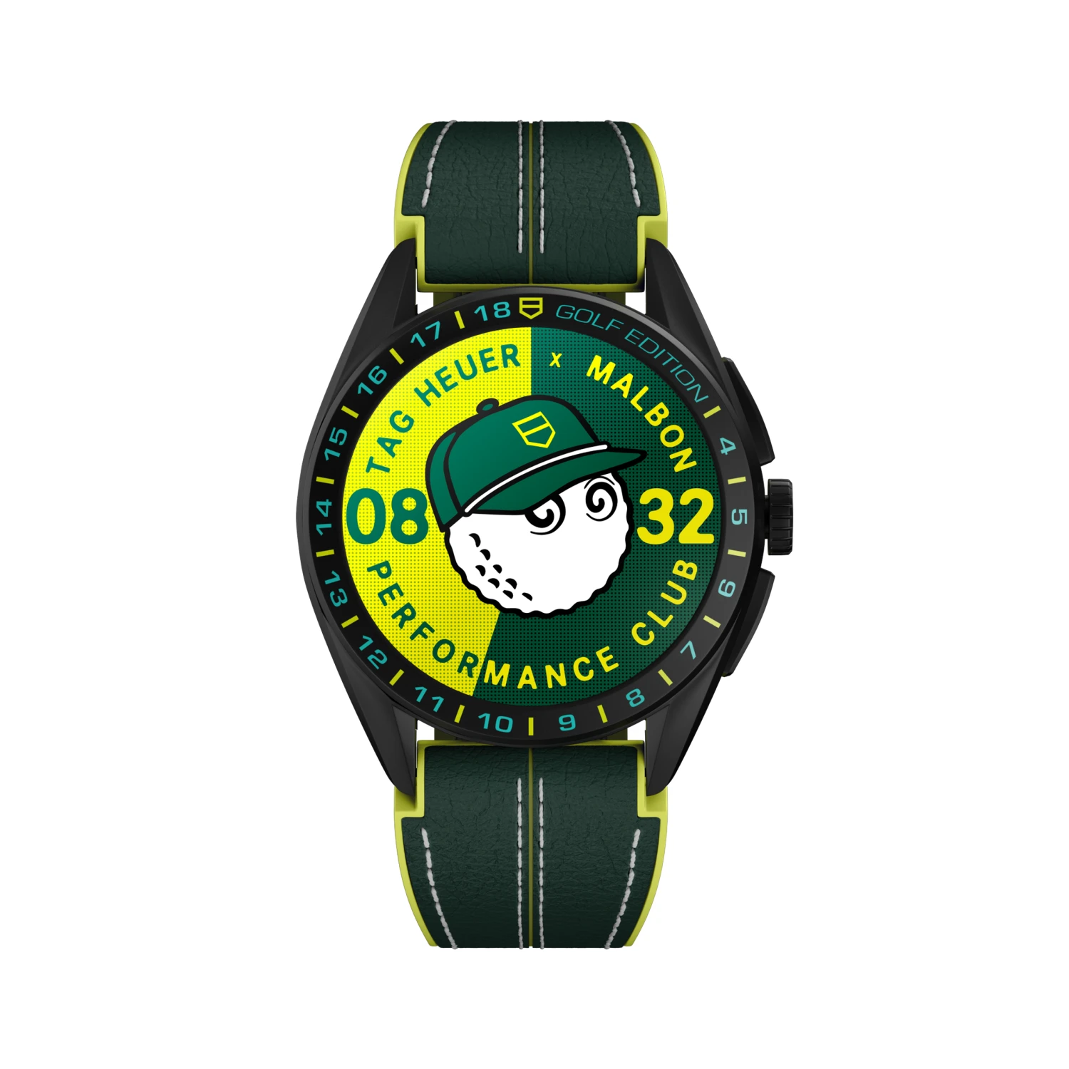 TAG HEUER CONNECTED CALIBRE E4 45 MM X MALBON GOLF EDITION TAG HEUER CONNECTED CALIBRE E4 45 MM X MALBON GOLF EDITION -Fashion Starts Shop watch 7