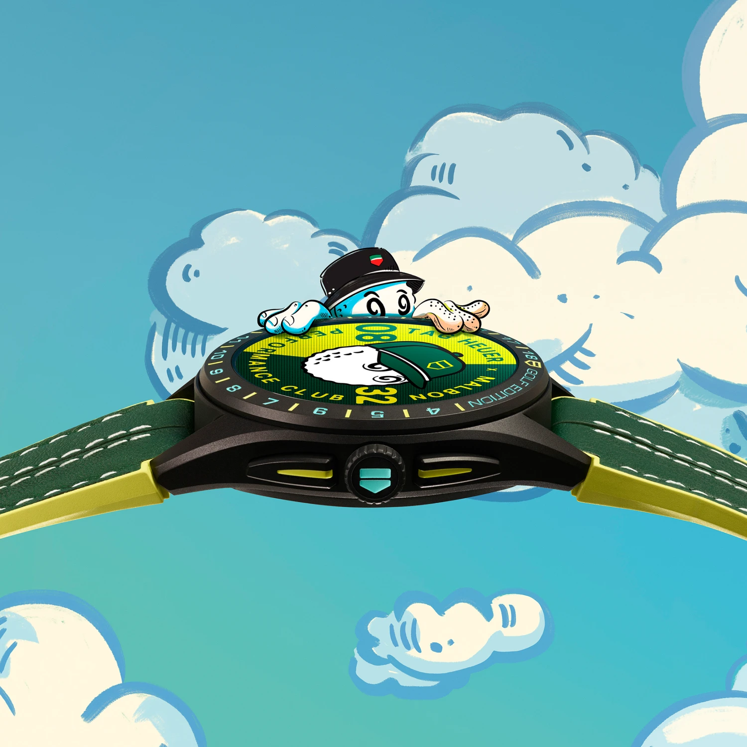 TAG HEUER CONNECTED CALIBRE E4 45 MM X MALBON GOLF EDITION TAG HEUER CONNECTED CALIBRE E4 45 MM X MALBON GOLF EDITION -Fashion Starts Shop watchpdp2