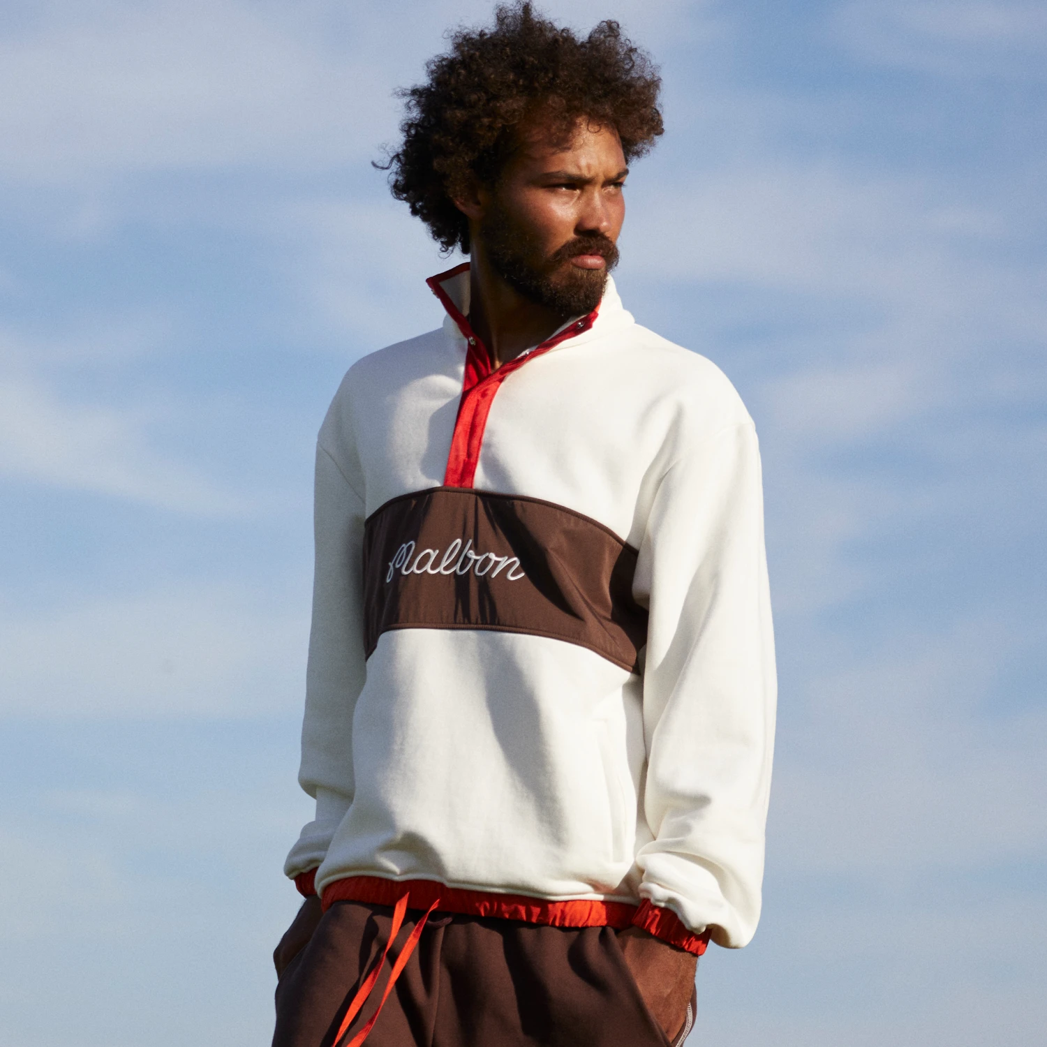 Mandalay Fleece Quarter Zip Mandalay Fleece Quarter Zip -Fashion Starts Shop whiteqzip2